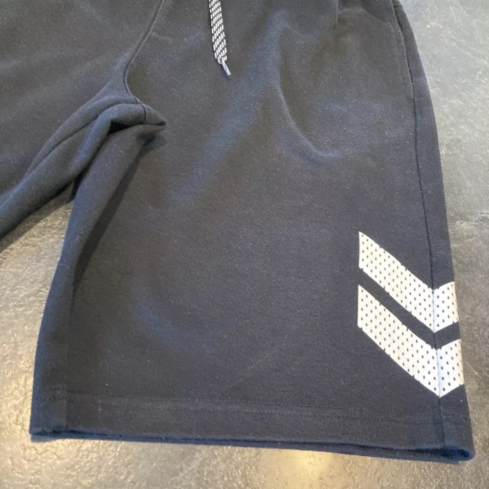Men’s Ideology black white sweatshorts shorts size L - Picture 3 of 11